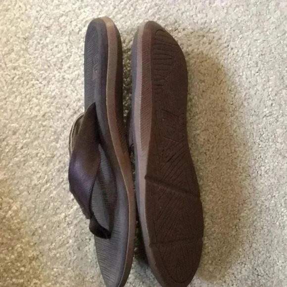 Reef Brown Pre-Owned Santa Ana Flip Flops-Size 11 - Picture 10 of 11